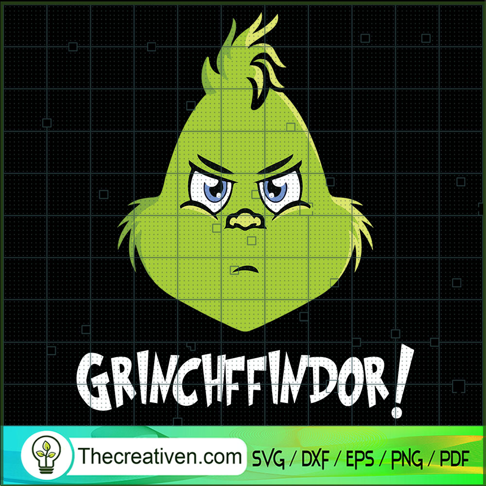 Grinchffindor SVG, Grinch Face SVG, Funny Grinch SVG 1 Grinchffindor SVG, Grinch Face SVG, Funny Grinch SVG