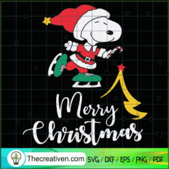 Snoopy Merry Christmas SVG, Funny Snoopy SVG, Merry Christmas SVG