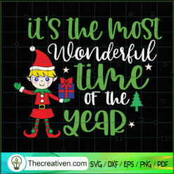 It's The Most Wonderful Time Of The Ye SVG Cut File fo Design 70257