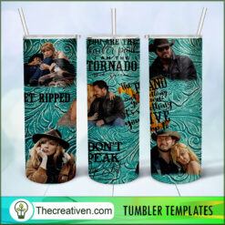 Couple Yellowstone Full Tumbler Wrap Tumbler Wrap – Digital Download