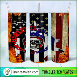Skull Motor Cycles Full Tumbler Wrap Tumbler Wrap – Digital Download