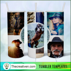 Yellowstone Character Full Tum Tumbler Wrap Download