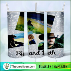 Rip and Beth Full Tumbler Wrap Tumbler Wrap – Digital Download