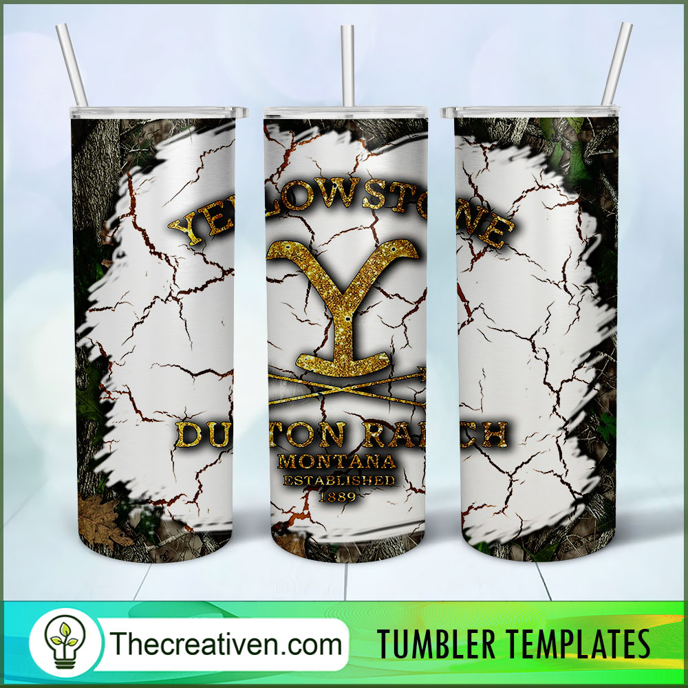 Yellowstone Dutton Ranch Monta Tumbler Wrap Download 1 Yellowstone Dutton Ranch Monta Tumbler Wrap Download