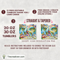 Alternative view of Disney World Character Full Tu Tumbler Wrap Download