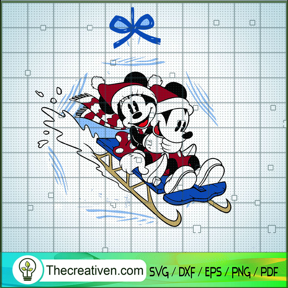 Mickey And Minnie Snowboarding SVG Cut File for Cricut & Silhouette 1 Mickey And Minnie Snowboarding SVG Cut File for Cricut & Silhouette