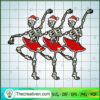 Funny Skeleton Dancing Christmas SVG Cut File for Cricut & Silhouette 2 OW048 copy