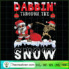 Dabbing Through The Snow SVG Cut File for Cricut & Sil Design 70709 3 Dabbin through the snow copy 1