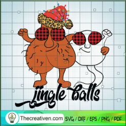 Jingle Balls SVG, Funny Testicle Christmas SVG, Funny Christmas SVG