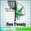 For Twenty SVG Cut File for Cricut & Silhouette 3 Mistlestoned Disc Golf Fore Twenty copy 1