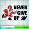 Santa Claus Never Give Up SVG, Santa Sports SVG, Funny SVG 2 Never Give Up copy 1