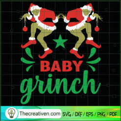 Baby Grinch SVG, Family Grinch SVG, Merry Christmas SVG