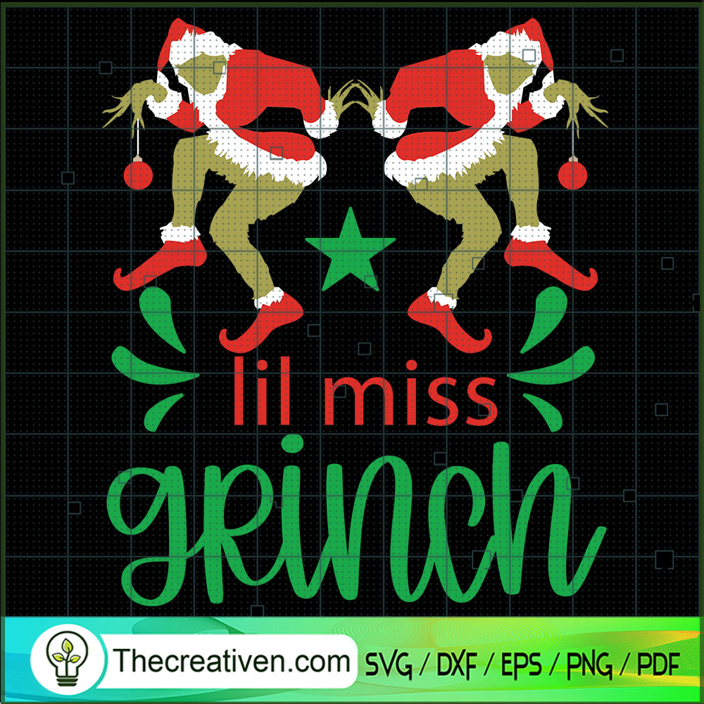 Lil Miss Grinch SVG, Grinch SVG, Merry Christmas SVG 1 Lil Miss Grinch SVG, Grinch SVG, Merry Christmas SVG