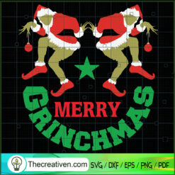 Merry Grinchmas SVG, Family Grinch SVG, Merry Christmas SVG