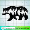 Bear Natural SVG, Bear SVG, Camping SVG