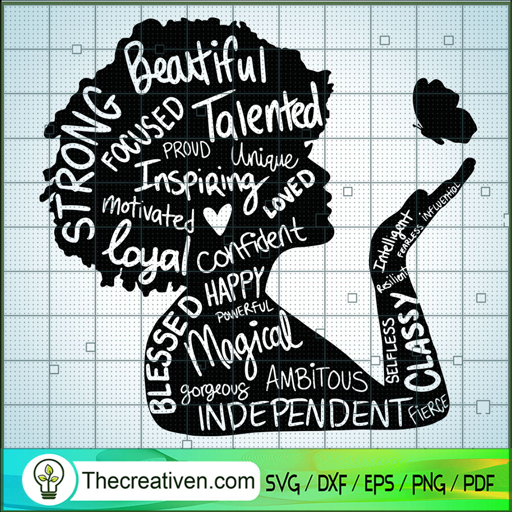 Black Queen SVG, Strong Beautiful Girl SVG, Black People SVG 1 Black Queen SVG, Strong Beautiful Girl SVG, Black People SVG