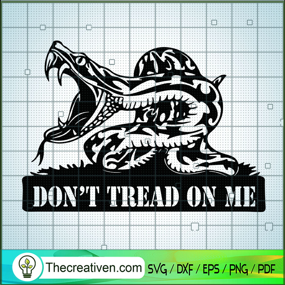 Don't Tread On Me SVG, Snake SVG, Quotes SVG 1 Don't Tread On Me SVG, Snake SVG, Quotes SVG
