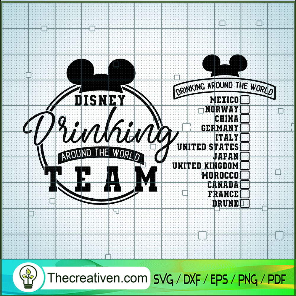 Drinking Around The World SVG, Inspired by Disne SVG, Walt Disney SVG 1 Drinking Around The World SVG, Inspired by Disne SVG, Walt Disney SVG