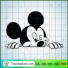 Mickey Mouse Peeking SVG, Mickey Disney SVG, Mickey Mouse SVG