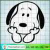 Snoopy Hands On Face Smiling SVG, Snoopy SVG, Cartoon SVG 3 46 copy 3