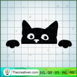 Peeking Cat SVG, Cat SVG, Pet Lover SVG