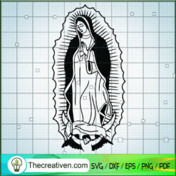Virgen del Guadalupe SVG Cut File for Cricut & Silhouette