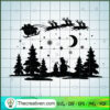 Winter Scene SVG, Christmas Village SVG, Merry Christmas SVG
