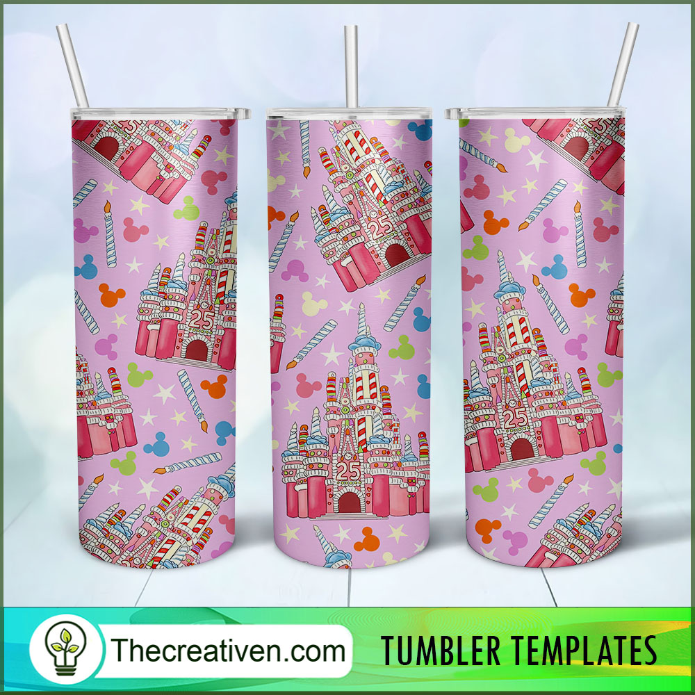 Cake Castle 25 Universary Full Tumbler Wrap Download 1 Cake Castle 25 Universary Full Tumbler Wrap Download