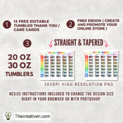Alternative view of Piano Chords Full Tumbler Wrap Tumbler Wrap – Digital Download