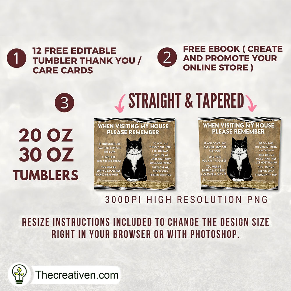 When Visiting My House Please Tumbler Wrap Download 2 When Visiting My House Please Tumbler Wrap Download - Image 2