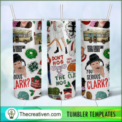 Christmas Vacation Movie Full Tumbler Wrap Download