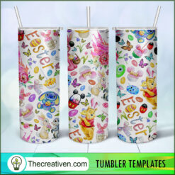 Disney Easter Full Tumbler Wrap Tumbler Wrap – Digital Download