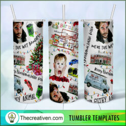 Home Alone Movie Full Tumbler Wrap Tumbler Wrap – Digital Download