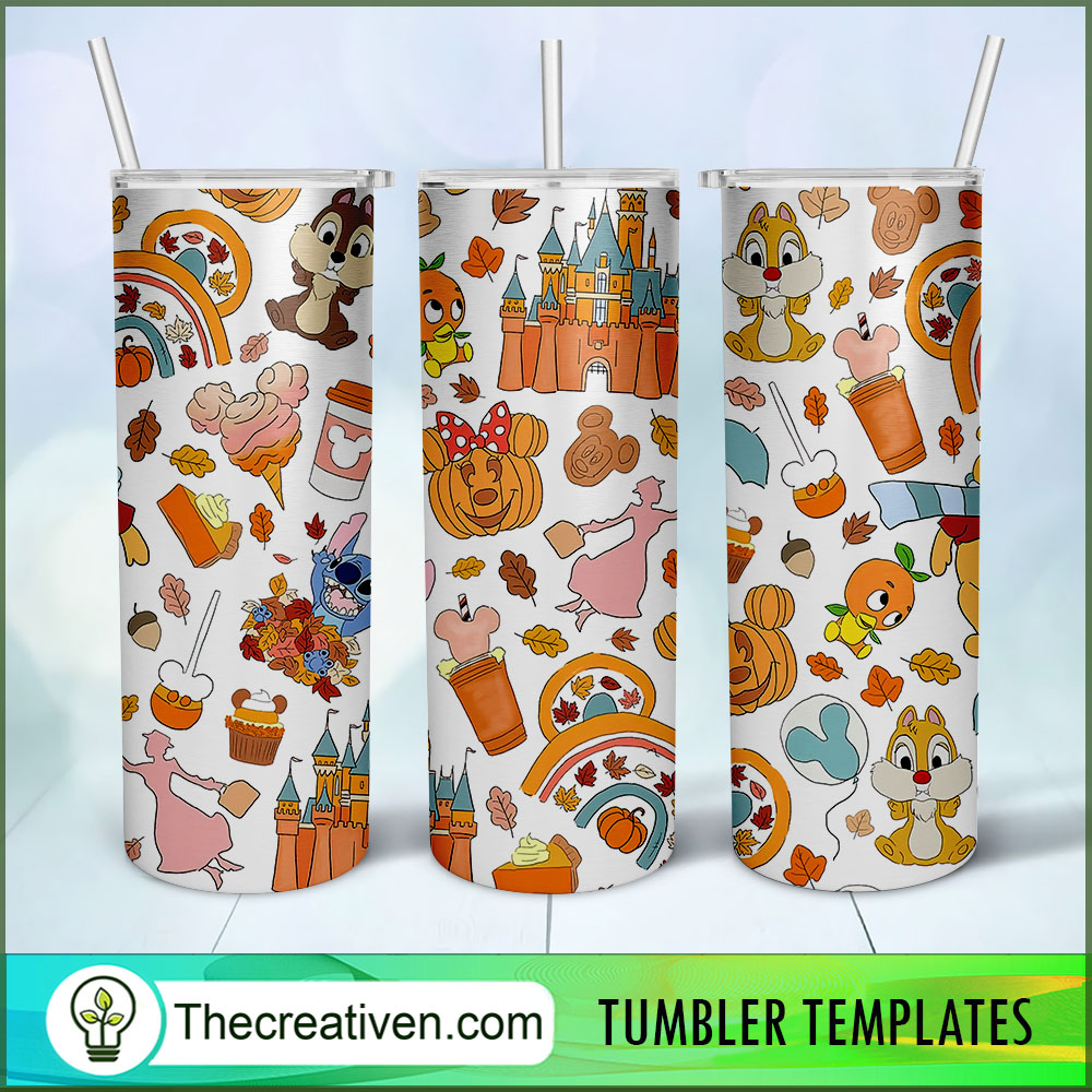 Disney Pumpkin Fall Full Tumbler Wrap Tumbler Wrap – Digital Download 1 Disney Pumpkin Fall Full Tumbler Wrap Tumbler Wrap – Digital Download