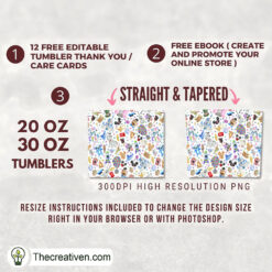 Alternative view of Disney Best Day Ever Full Tumbler Wrap Tumbler Wrap – Digital Download