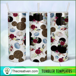 Christmas Fall Full Tumbler Wrap Tumbler Wrap – Digital Download