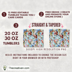 Alternative view of All Disney Dog Full Tumbler Wrap Tumbler Wrap – Digital Download