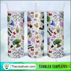Park Hopper Full Tumbler Wrap Tumbler Wrap – Digital Download