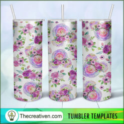 Flower Disney Mickey Full Tumbler Wrap Tumbler Wrap – Digital Download