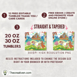 Alternative view of Zip a Dee Full Tumbler Wrap Tumbler Wrap – Digital Download