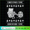 Christmas Time Adventure Time SVG Cut File for Cricut & Silhouette