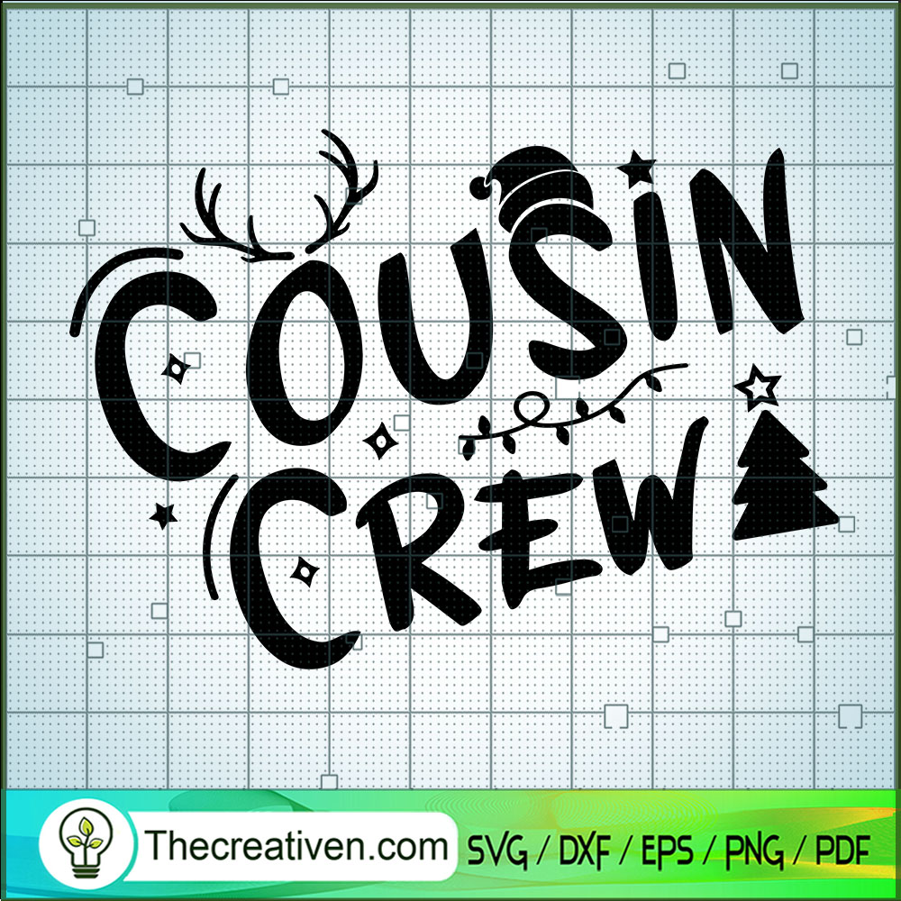 Cousin Crew SVG Cut File for Cricut & Silhouette Design 71865 1 Cousin Crew SVG Cut File for Cricut & Silhouette Design 71865