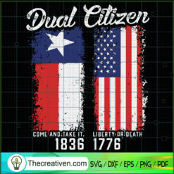 Dual Citizen Come And Take It SVG Cut File for Cricut & Silhouette