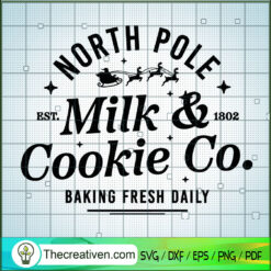 North Pole Mill And Cookie C SVG Cut File for Cricut