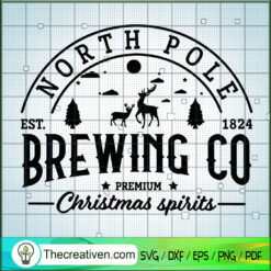North Pole Brewing Co Premium Christma SVG Cut File fo Design 71901