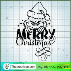 Merry Christmas Grinch SVG, Grinchmas SVG, Grinch Movie SVG