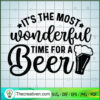It's The Most Wonderful Time For A Beer SVG, Beer Time SVG, Drink SVG 2 76 copy 3