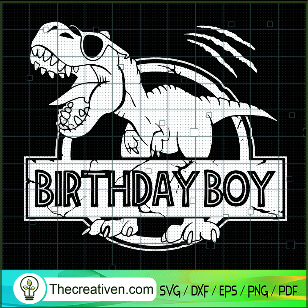 Birthday Boy SVG, Dinosaur Birthday SVG, T Rex SVG 1 Birthday Boy SVG, Dinosaur Birthday SVG, T Rex SVG