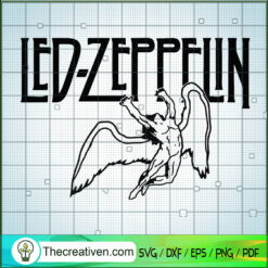 Led Zeppelin SVG, Rock Band SVG, Love Rock SVG