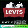 Snoopy Levi's SVG, Levi's x Peanuts SVG, Snoppy SVG